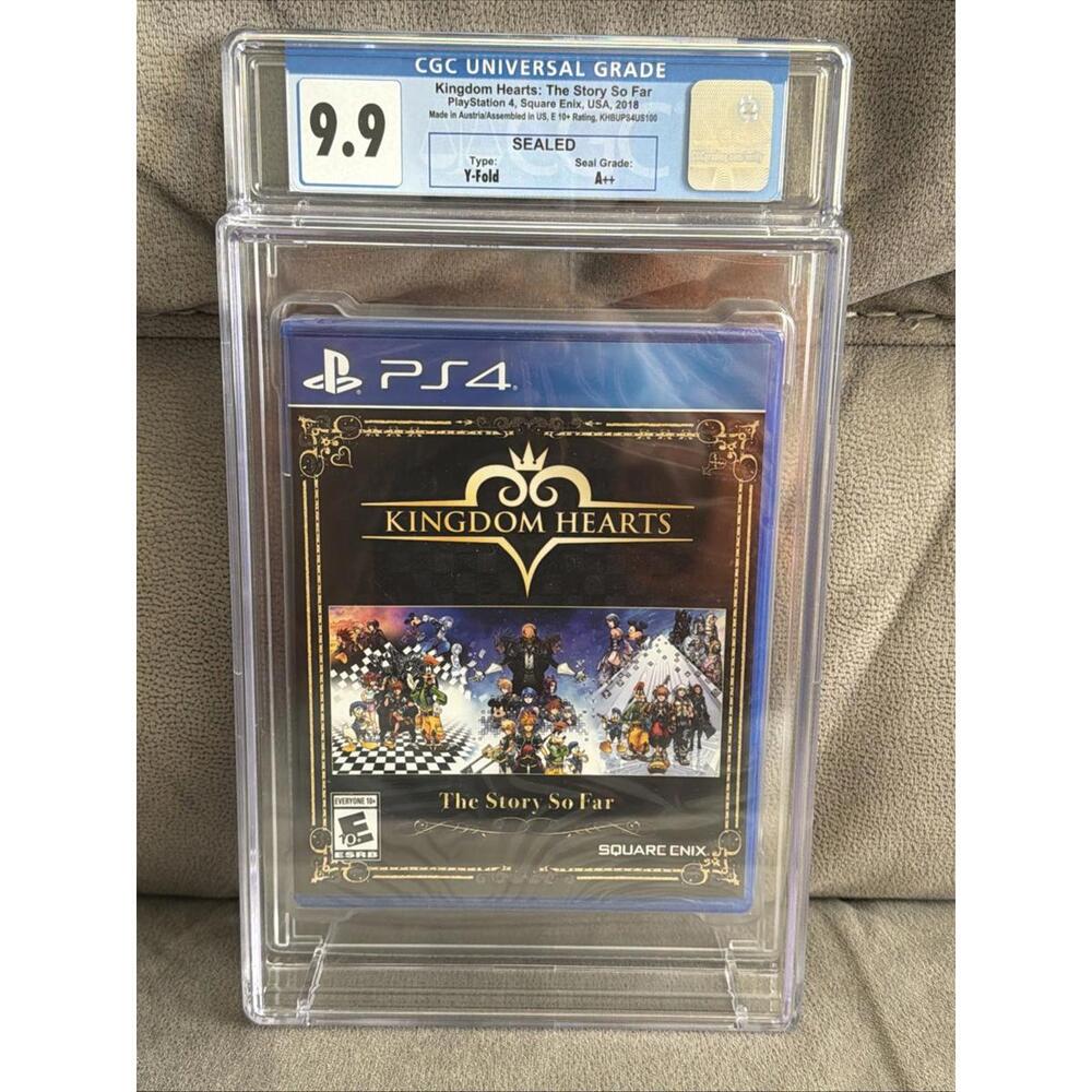 Kingdom Hearts: The Story So Far PS4 Us Version CGC Graded 9.9  A++
